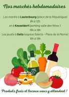 Nos march�s hebdomadaires Nos march�s hebdomadaires