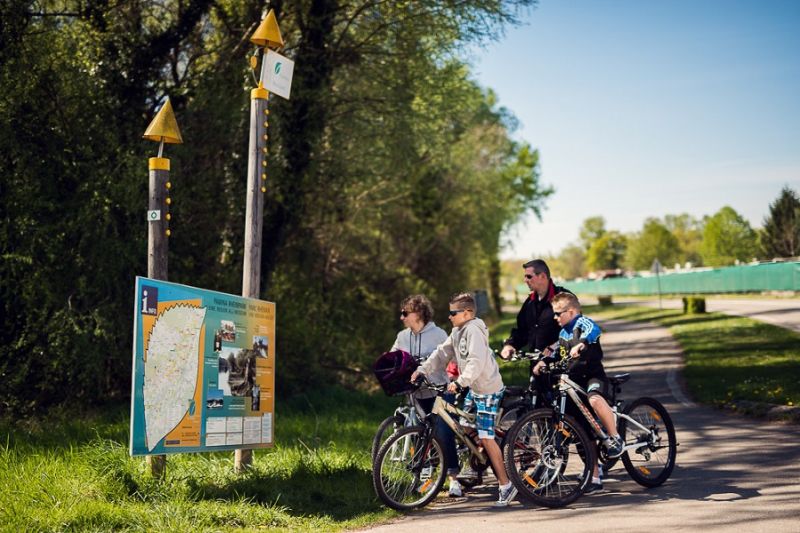 Parcours cyclable de la plaine rhénane