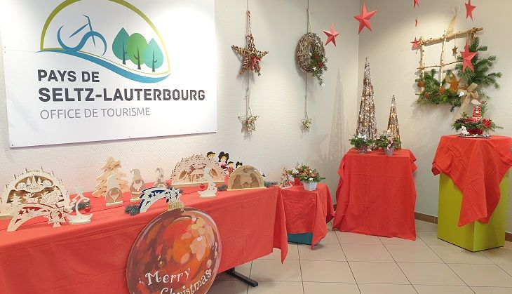<center><b>EXPOSITION DE NOËL à l'Office de tourisme à Seltz</b> du 1er au 22 décembre, Du Lund. au Vend.