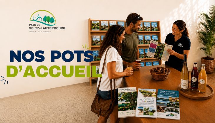 POTS D'ACCUEIL DES VACANCIERS Lundis et mardis en juillet et août 9h-17h30 - Office Tourisme à Seltz